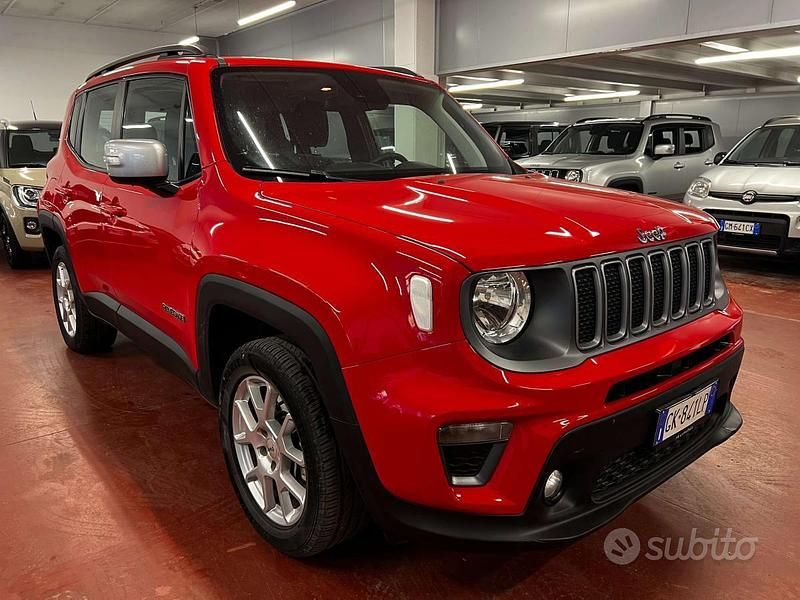 Usata Jeep Renegade Limited 190 CV (139 kW) 2022 Rosso SUV