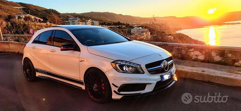 Usata Mercedes A45 AMG AMG 360 CV (264 kW) 2015 Bianco Berlina