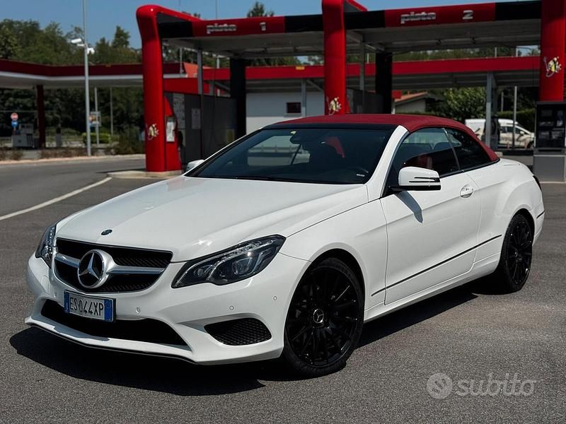Usata Mercedes E220 Premium 170 CV (125 kW) 2013 Bianco Cabrio