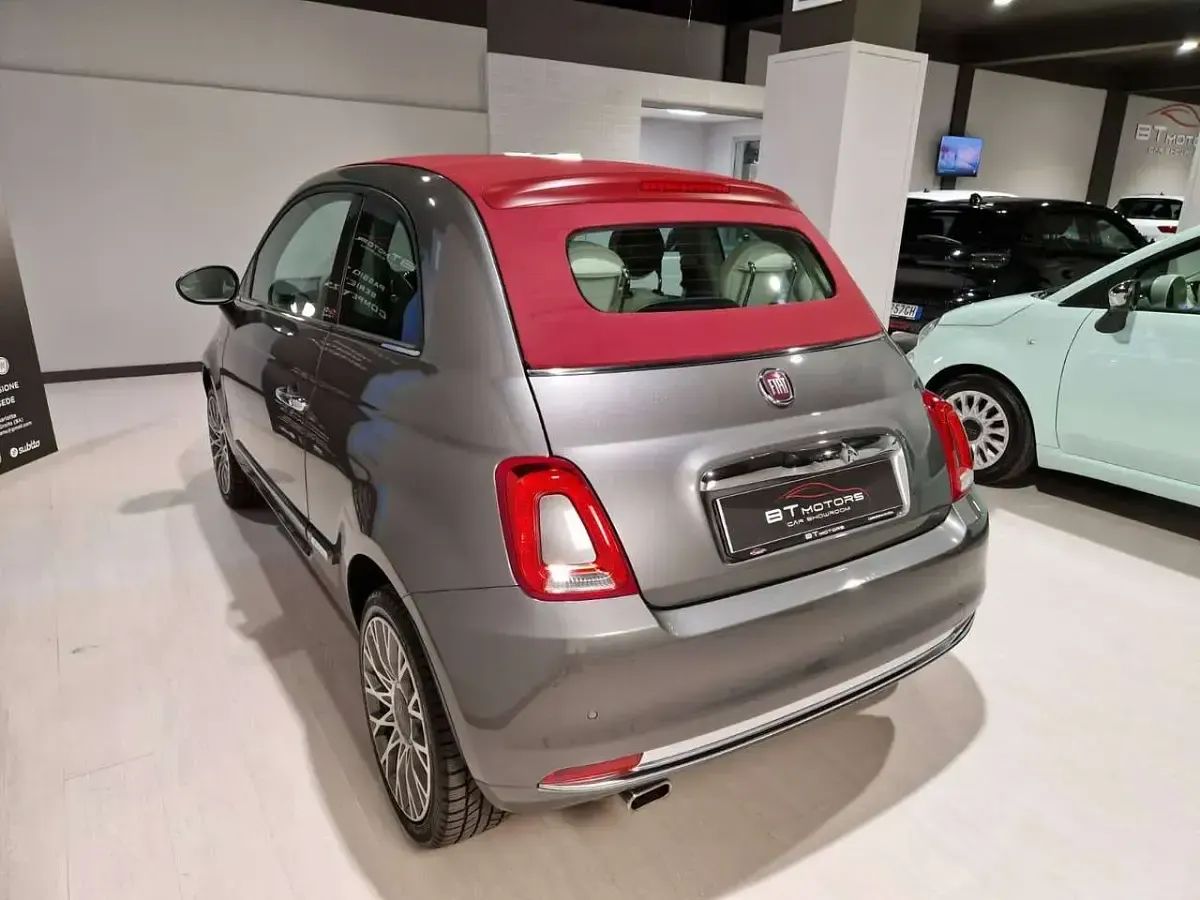 Usata Fiat 500C Lounge 69 CV (50 kW) 2018 Grigio Cabrio
