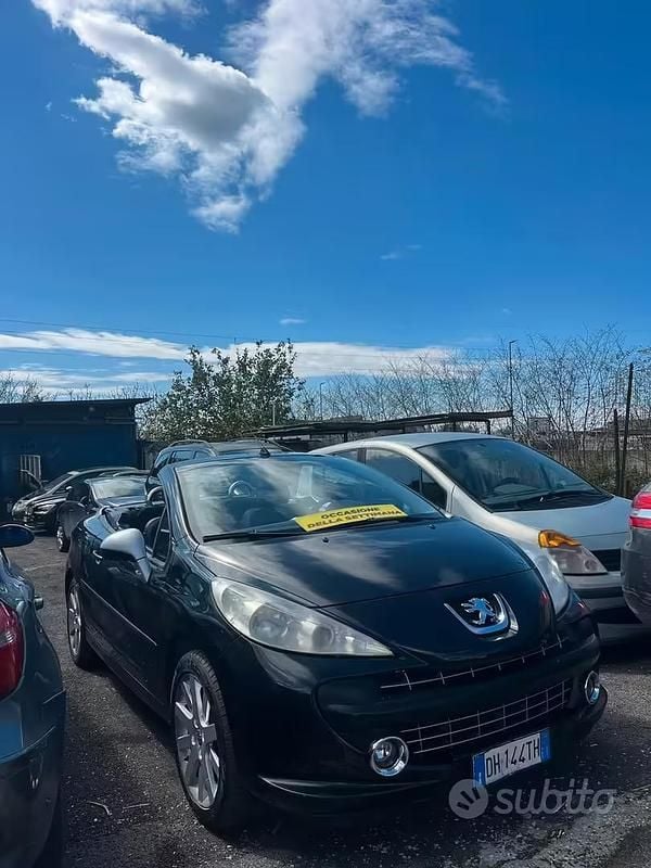 Usata Peugeot 207 CC 120 CV (88 kW) 2007 Nero Cabrio