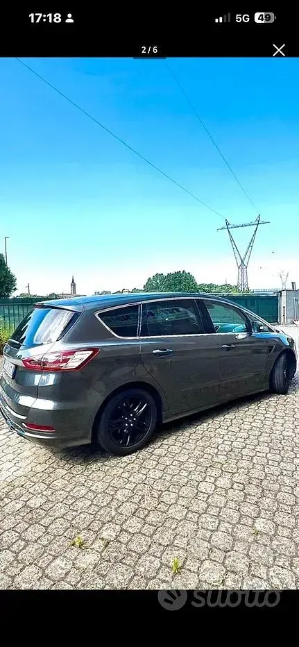 Usata Ford S-MAX Titanium 150 CV (110 kW) 2017 Grigio Monovolume