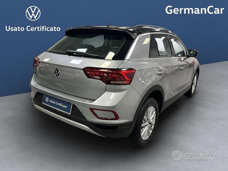 Usata VW T-Roc Life 110 CV (80 kW) 2023 Grigio SUV
