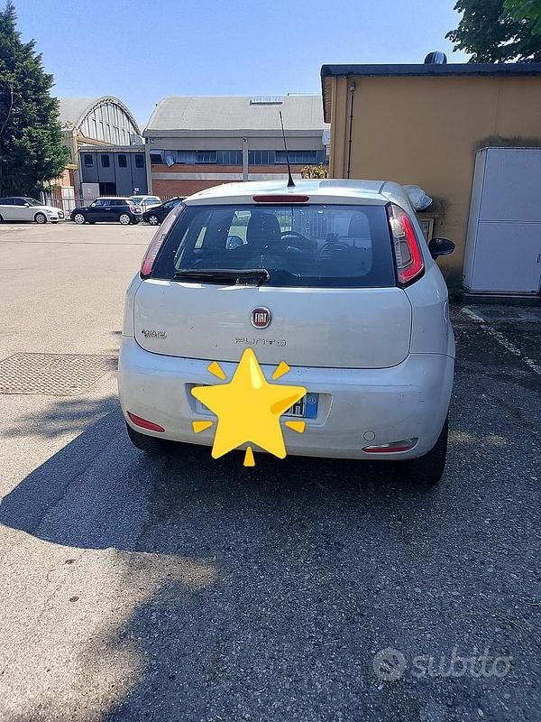 Usata Fiat Punto 77 CV (56 kW) 2013 Bianco Utilitaria