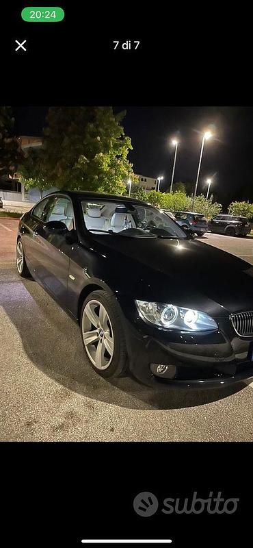 Usata BMW 320 2008 Nero Coupé