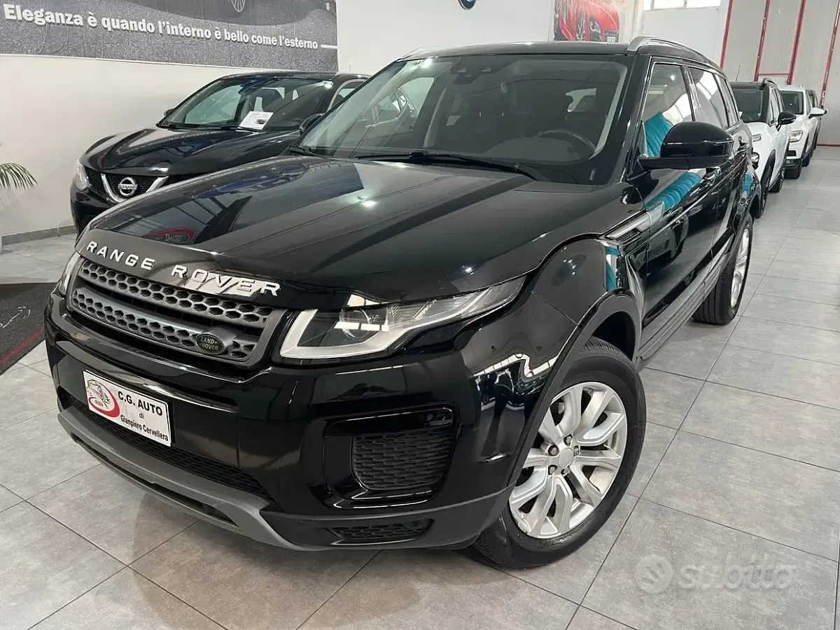 Usata Land Rover Range Rover evoque Pure 150 CV (110 kW) 2018 Nero SUV