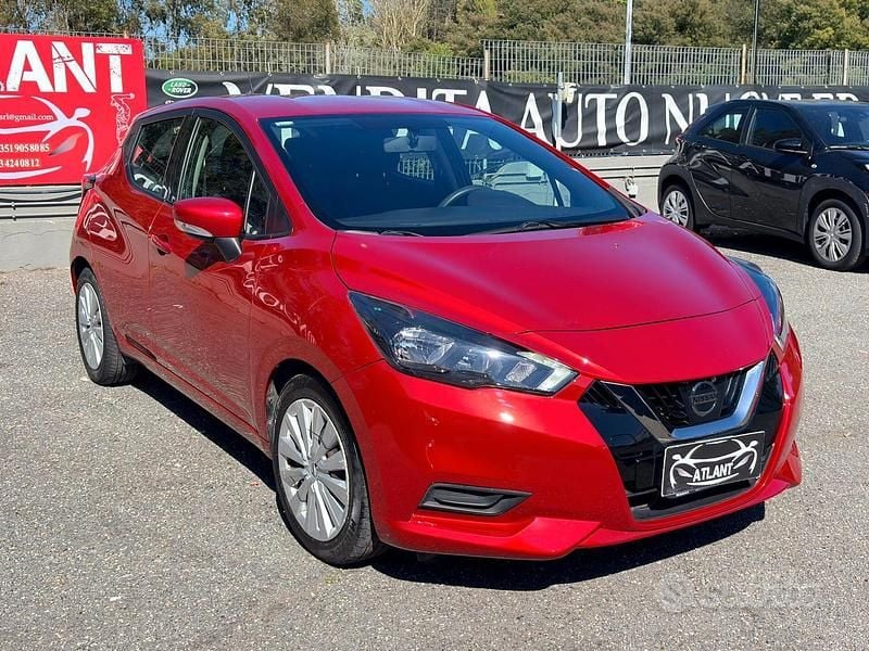 Usata Nissan Micra Tekna 92 CV (67 kW) 2021 Rosso Utilitaria