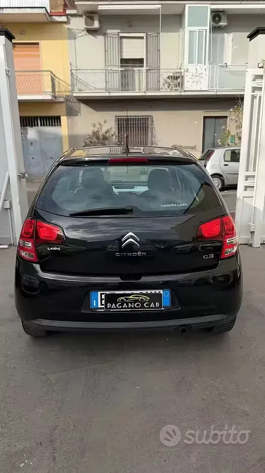 Usata Citroën C3 Exclusive 60 CV (44 kW) 2010 Nero Berlina