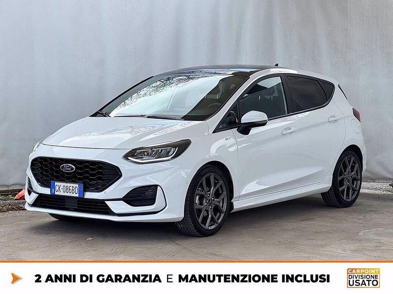 Usata Ford Fiesta ST-Line 125 CV (91 kW) 2022 Bianco Utilitaria