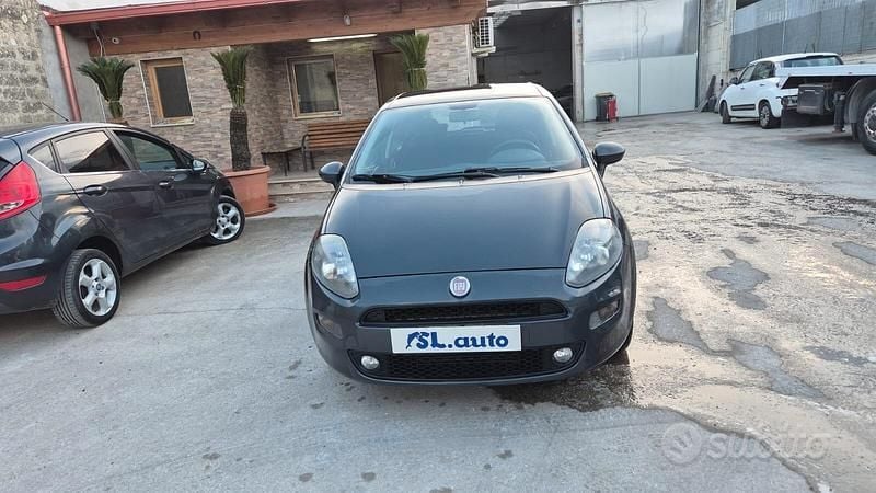 Usata Fiat Punto Lounge 75 CV (55 kW) 2014 Grigio Utilitaria