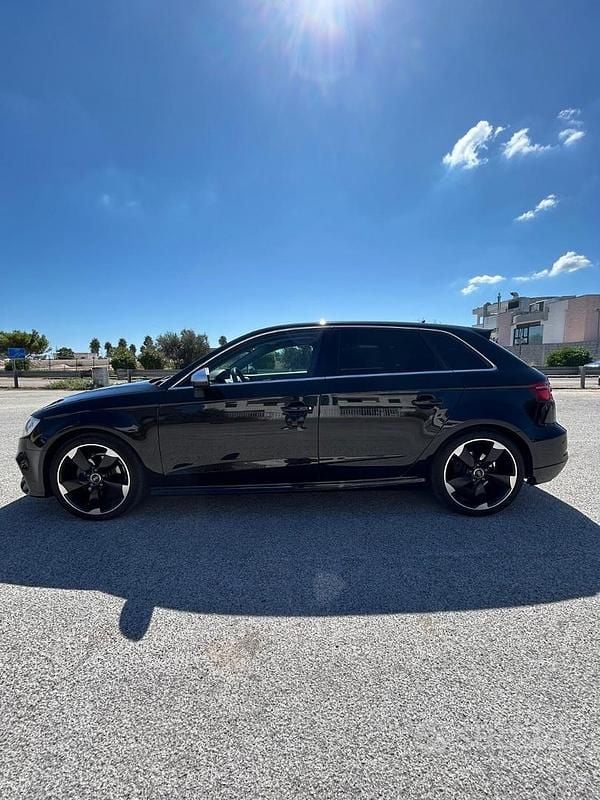 Usata Audi A3 S-Line 150 CV (110 kW) 2018 Nero Berlina