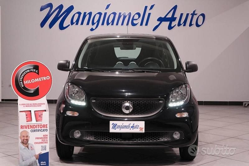 Usata Smart ForFour Passion 71 CV (52 kW) 2018 Nero Utilitaria