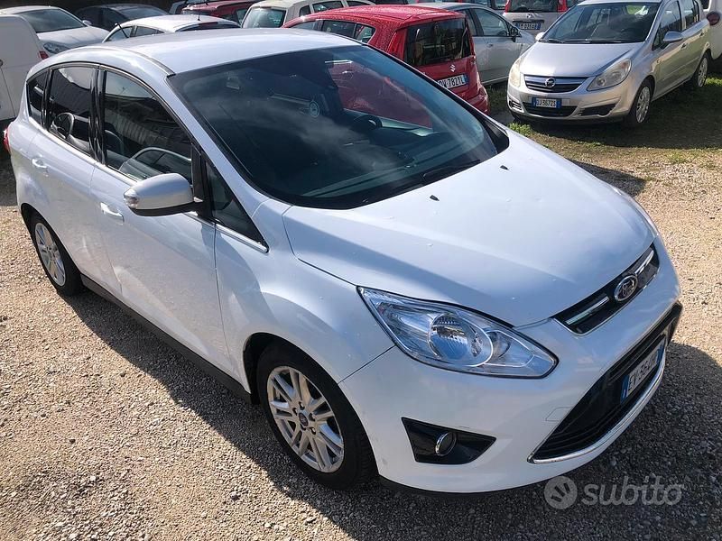 Usata Ford C-MAX 115 CV (84 kW) 2014 Bianco Monovolume