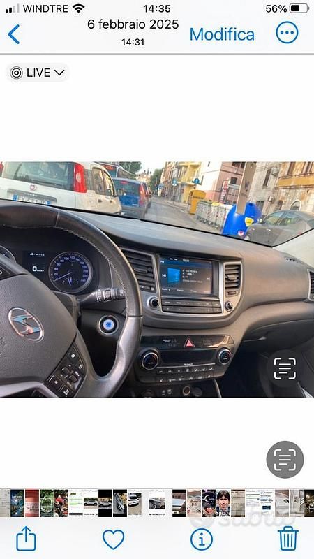 Usata Hyundai Tucson 116 CV (85 kW) 2016 Bianco SUV
