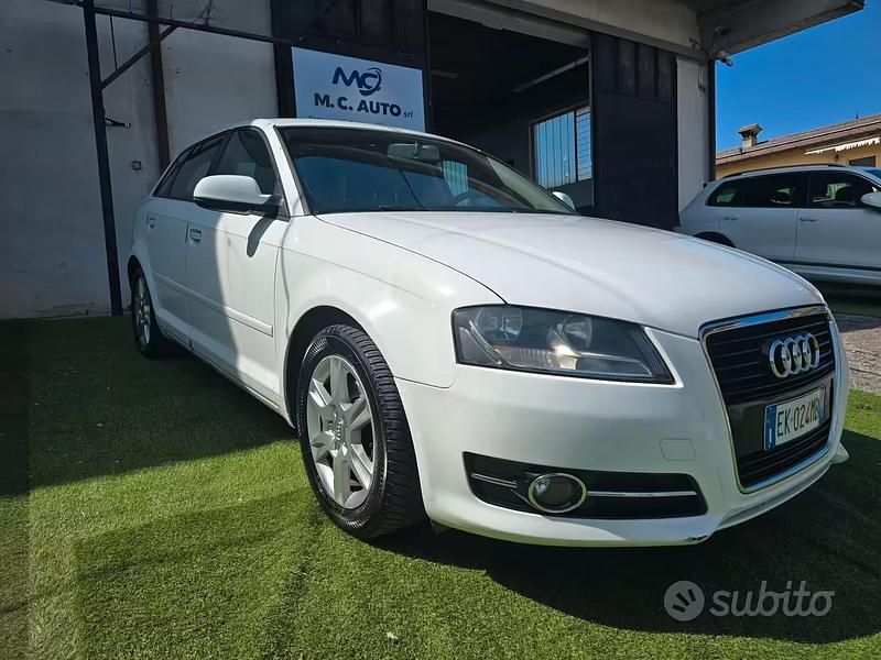 Usata Audi A3 90 CV (66 kW) 2012 Bianco Utilitaria