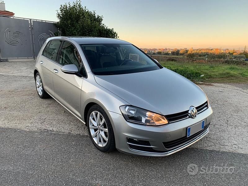 Usata VW Golf VII Highline 105 CV (77 kW) 2013 Grigio Berlina