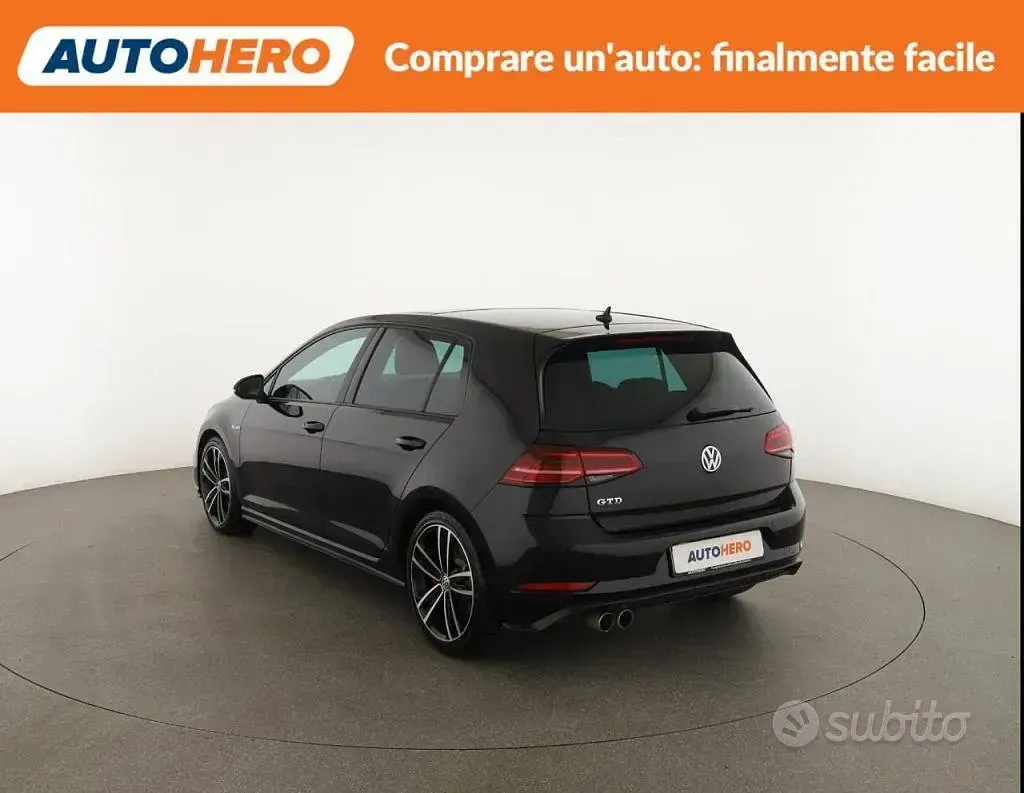 Usata VW Golf VII GTD 184 CV (135 kW) 2018 Nero Berlina