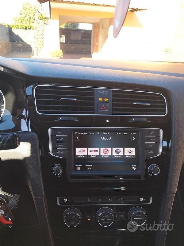 Usata VW Golf VII 110 CV (80 kW) 2016 Grigio Berlina