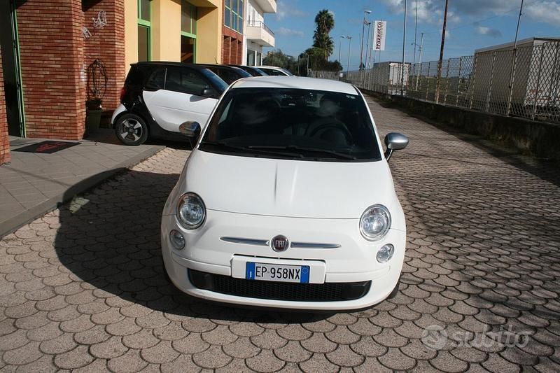 Usata Fiat 500 Lounge 95 CV (69 kW) 2012 Bianco Cabrio