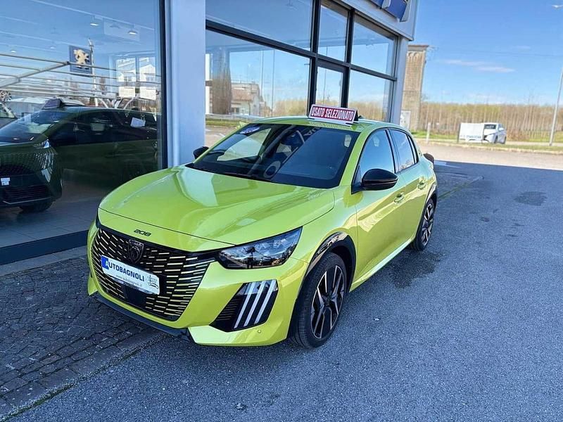 Usata Peugeot 208 GT 101 CV (74 kW) 2024 Giallo Utilitaria