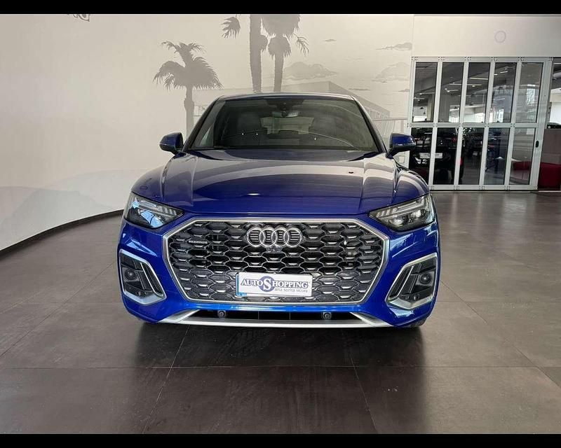 Usata Audi Q5 S-Line 204 CV (150 kW) 2021 Blu/azzurro SUV
