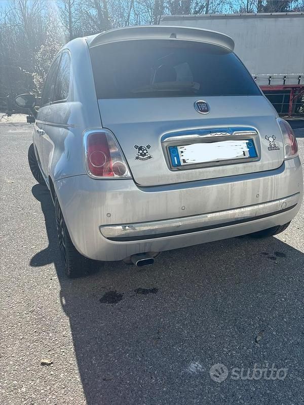 Usata Fiat 500 Sport 69 CV (50 kW) 2008 Grigio Cabrio