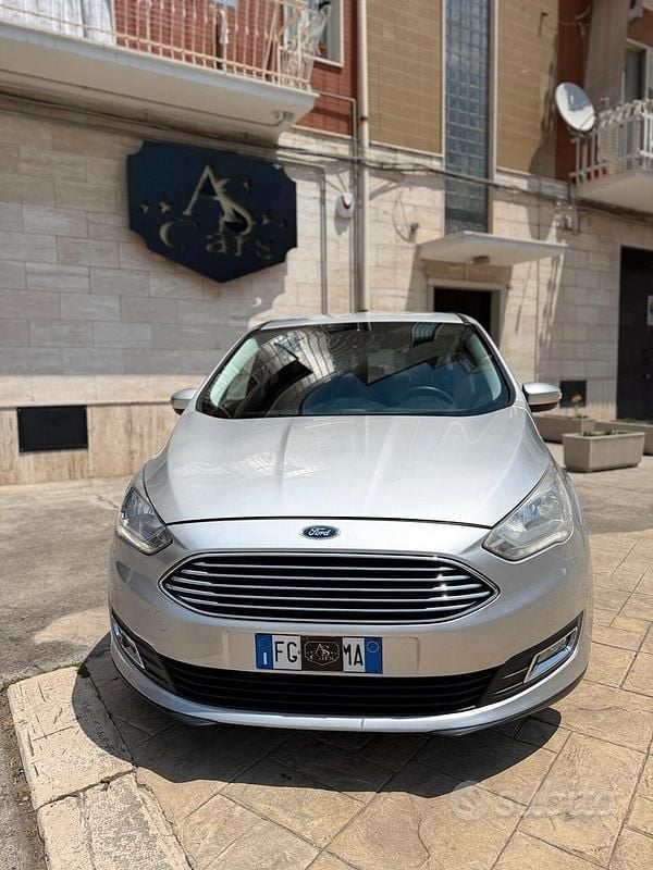 Argento Usata 2017 Ford C-MAX Titanium X Monovolume | 8499 € (Cara) - Immagine 1/2