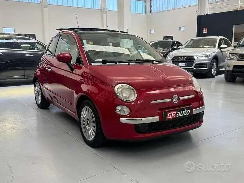 Usata Fiat 500 69 CV (50 kW) 2008 Rosso Berlina