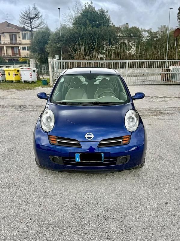Usata Nissan Micra 82 CV (60 kW) 2005 Blu Berlina