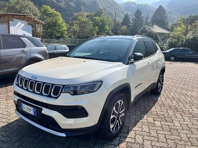 Bianco Usata 2021 Jeep Compass Limited SUV | 18.800 € (Buon prezzo) - Immagine 1/4