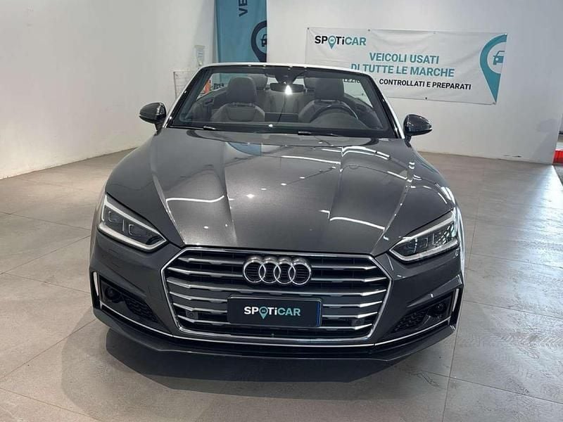 Usata Audi A5 Cabriolet S-Line 190 CV (139 kW) 2019 Grigio Cabrio