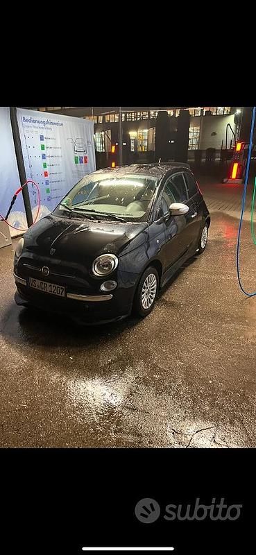 Usata Fiat 500 75 CV (55 kW) 2009 Nero Cabrio
