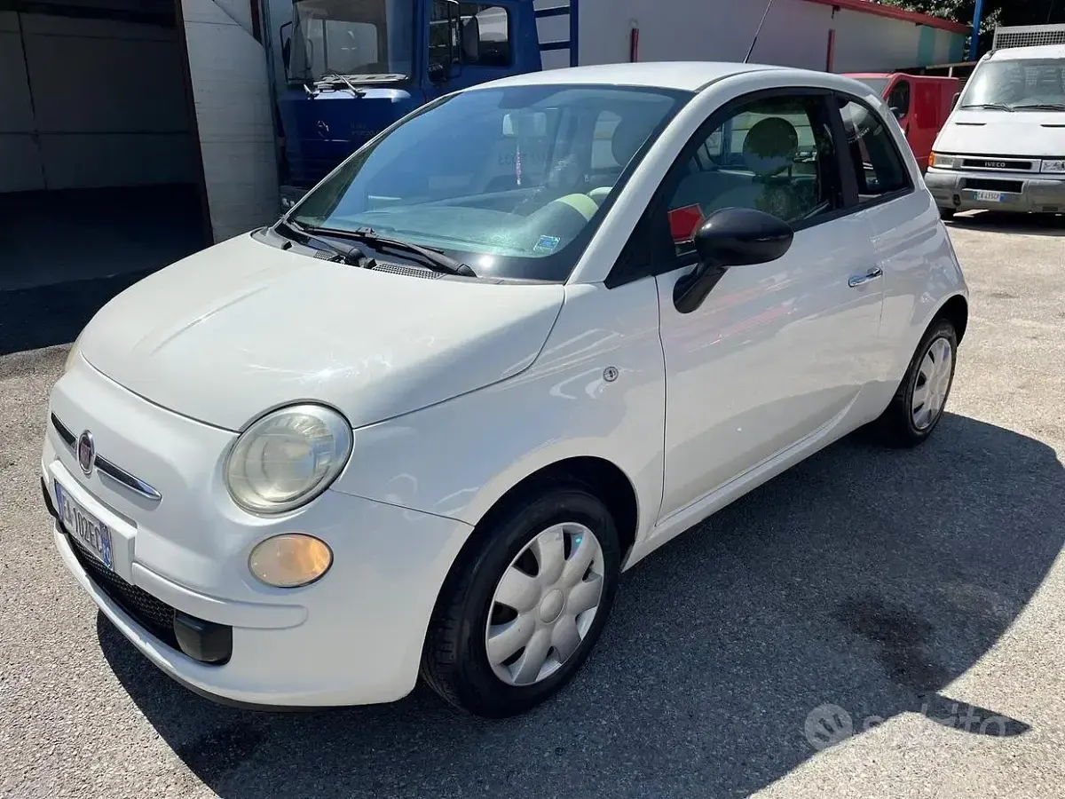 Usata Fiat 500 69 CV (50 kW) 2010 Bianco Cabrio