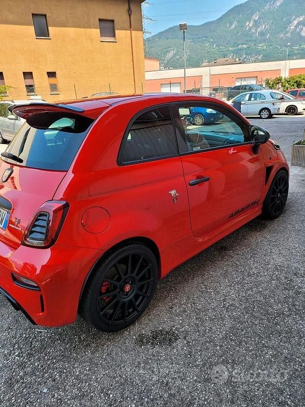 Usata Abarth 595 Competizione 180 CV (132 kW) 2016 Rosso Utilitaria