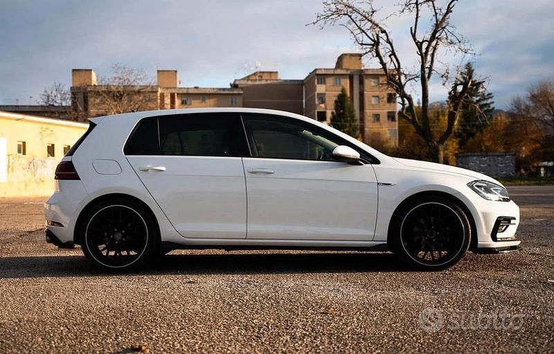 Usata VW Golf VII R-line 2018 Bianco Berlina
