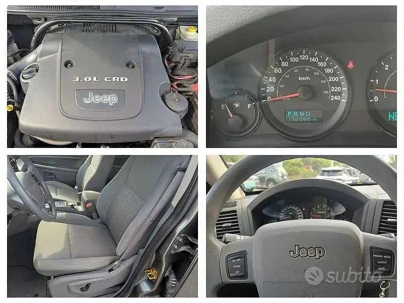 Usata Jeep Grand Cherokee Laredo 218 CV (160 kW) 2007 Grigio SUV