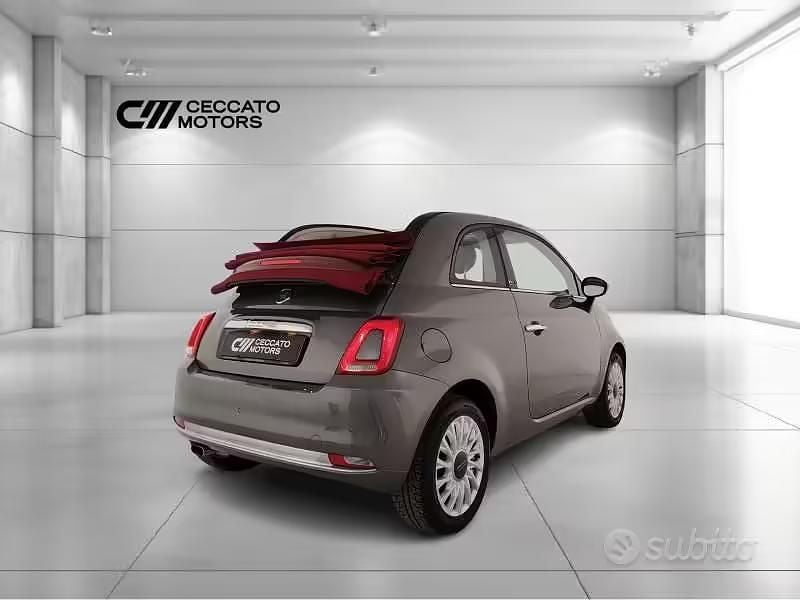Usata Fiat 500C Lounge 69 CV (50 kW) 2017 Grigio Cabrio