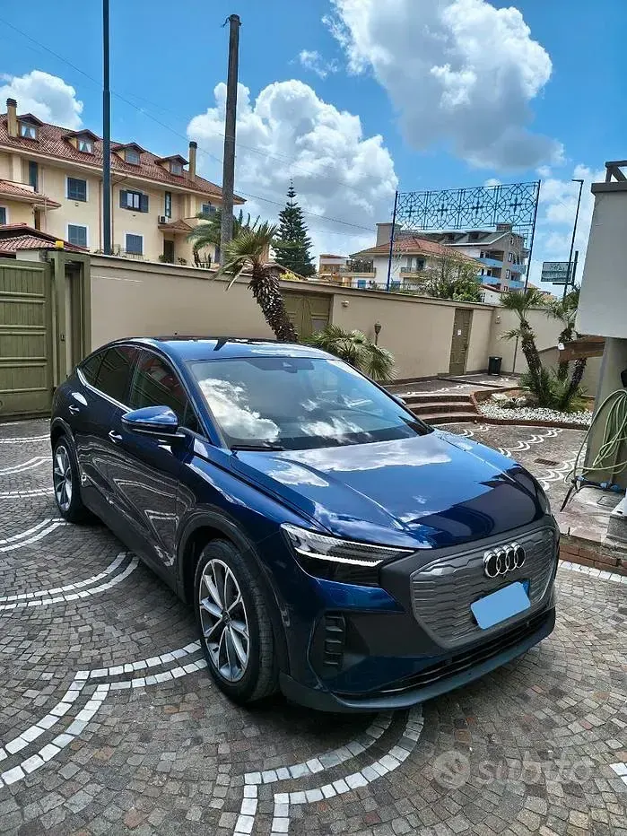 Usata Audi Q4 Sportback e-tron 69 kW (95 CV) 2023 Blu SUV