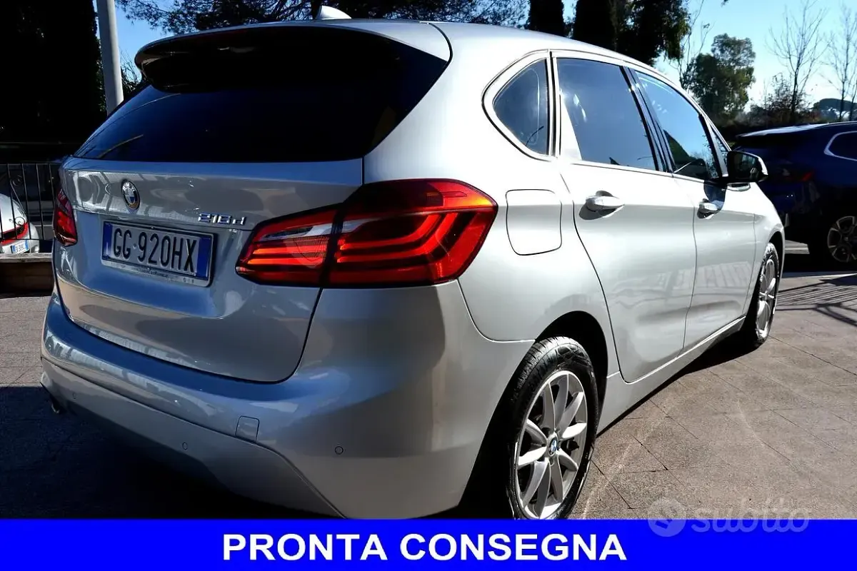 Usata BMW 216 Active Tourer Advantage 116 CV (85 kW) 2021 Argento Monovolume