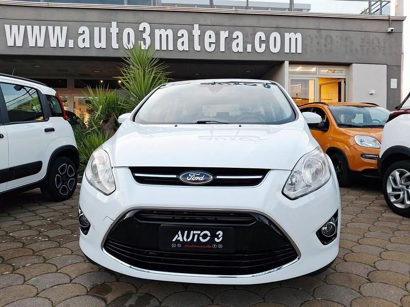 Usata Ford C-MAX Titanium 119 CV (87 kW) 2015 Bianco Monovolume