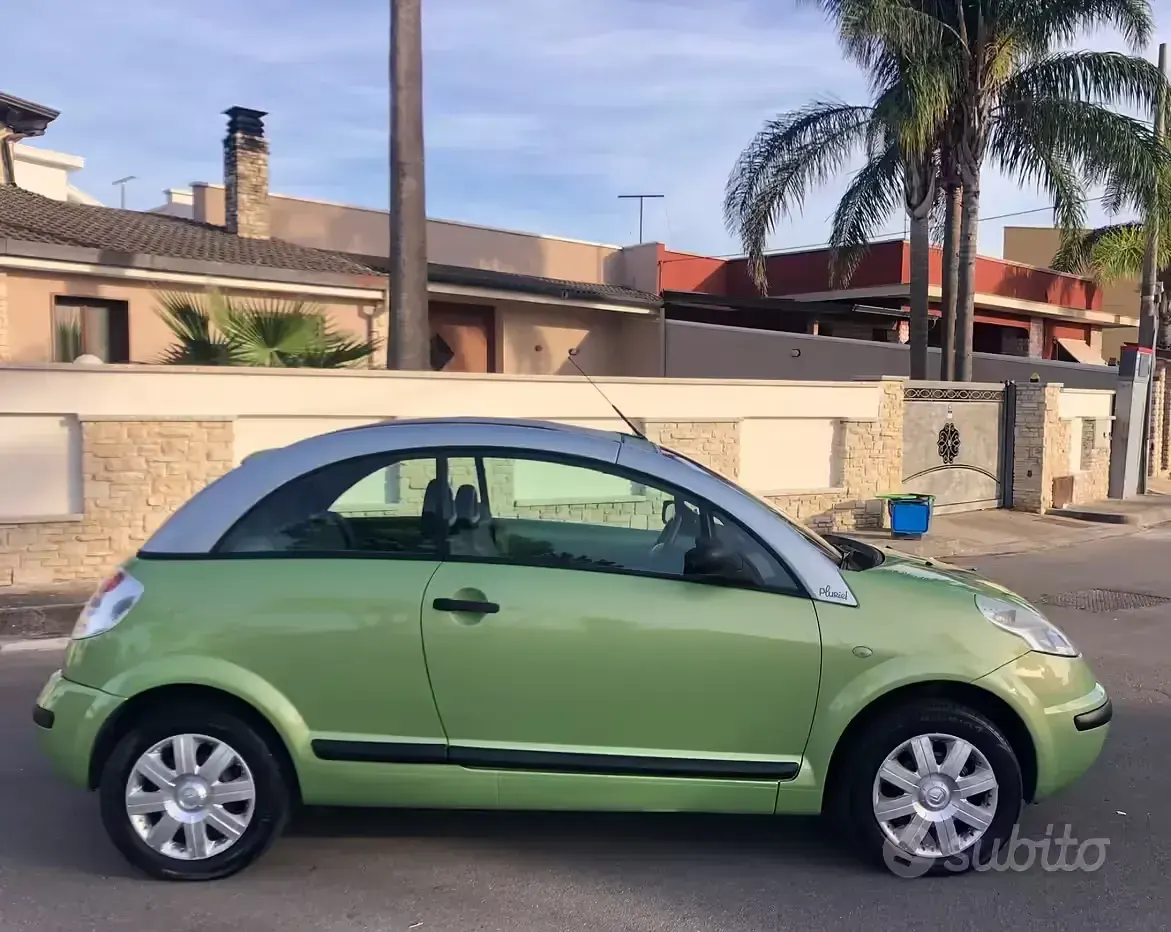 Usata Citroën C3 Pluriel 73 CV (53 kW) 2005 Verde Cabrio