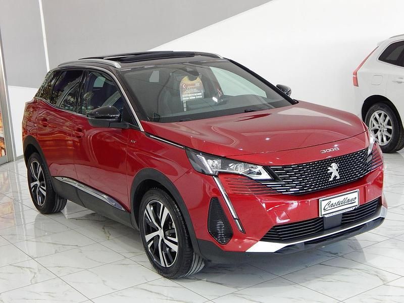 Usata Peugeot 3008 GT 131 CV (96 kW) 2022 Rosso Monovolume