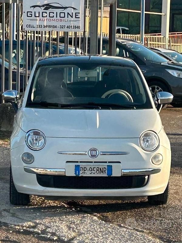 Usata Fiat 500 Lounge 69 CV (50 kW) 2009 Bianco Berlina