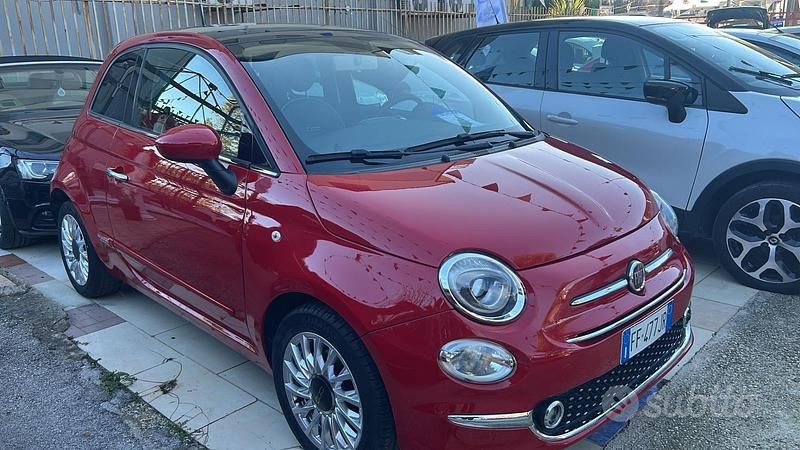 Usata Fiat 500 Lounge 69 CV (50 kW) 2016 Rosso Utilitaria