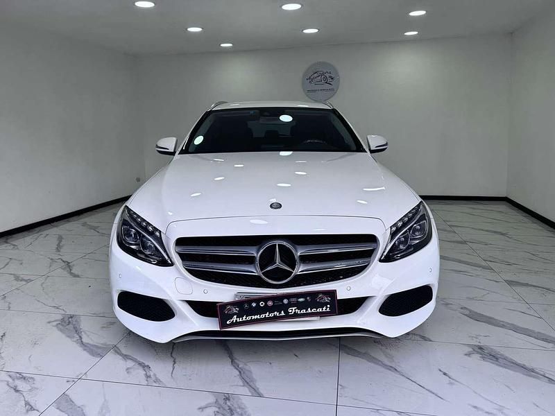 Usata Mercedes C200 Premium Plus 136 CV (100 kW) 2017 Bianco Station wagon
