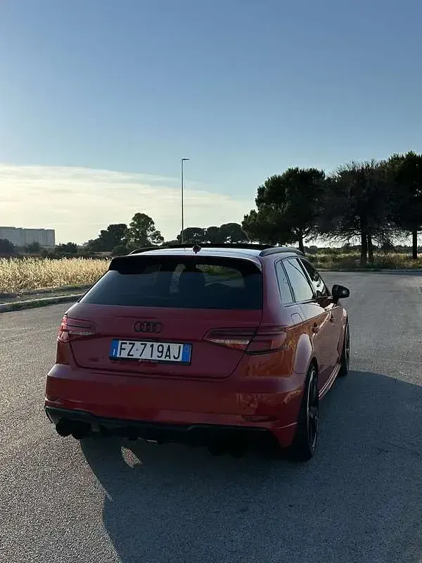 Usata Audi A3 S-Line 150 CV (110 kW) 2019 Rosso Berlina