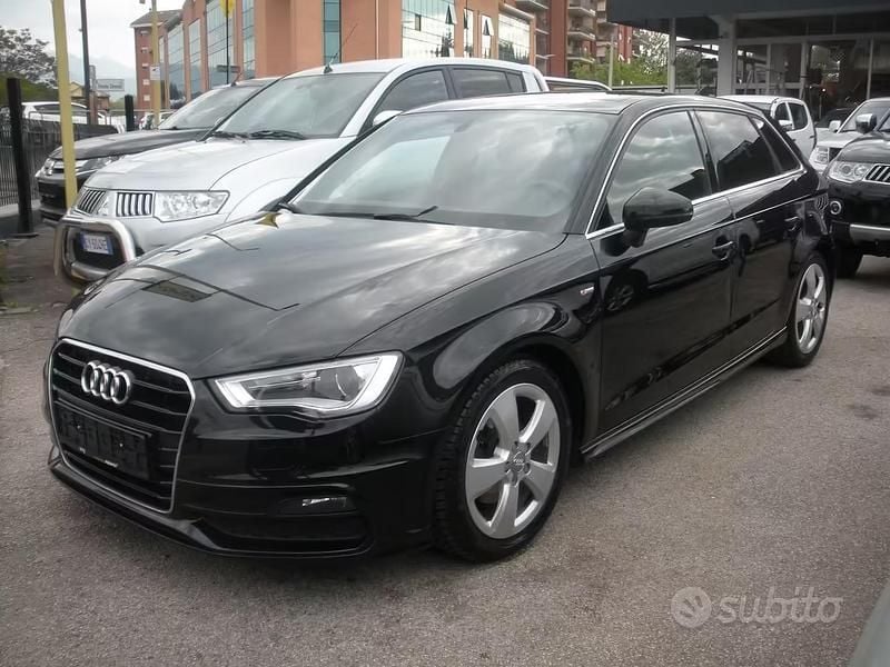 Usata Audi A3 S-Line 150 CV (110 kW) 2017 Nero Berlina