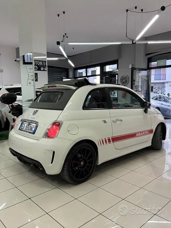 Usata Abarth 500C 140 CV (102 kW) 2010 Bianco Cabrio