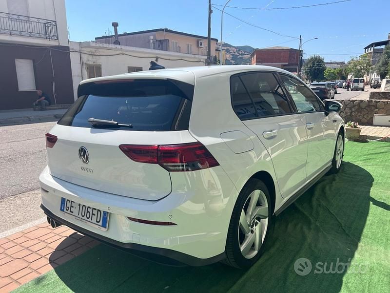 Usata VW Golf VII GTD 200 CV (147 kW) 2021 Bianco Utilitaria