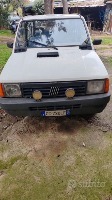 Usata Fiat Panda Young 54 CV (39 kW) 2002 Bianco Utilitaria